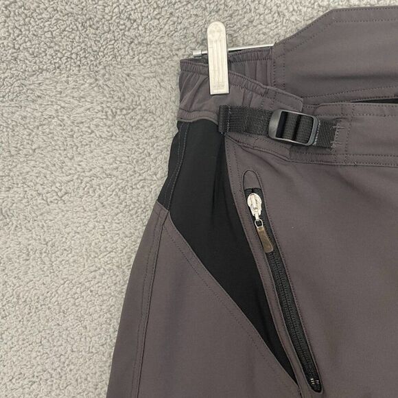 Louis‎ Garneau Cycling Shorts Men L Gray Adjustable Cargo - Picture 3 of 15